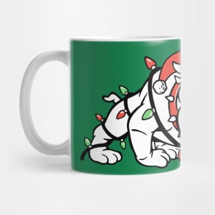 Holiday Bulldog Mug